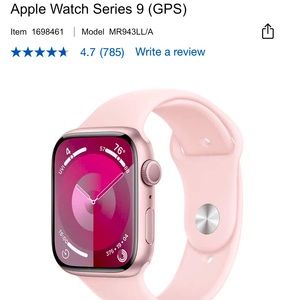 Apple Watch series 9 with GPS 41mm